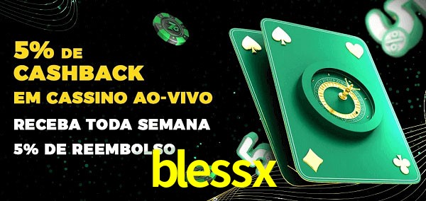 Promoções do cassino ao Vivo blessx
